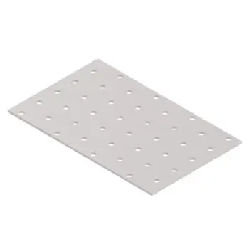 Pllakë lidhëse çeliku Haushalt Plate prof 50x200x2, 50x200x2 mm, e galvanizuar, gri