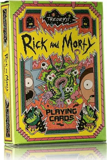Karta pokeri Rick and Morty, set koleksionues, të shumëngjyrshme