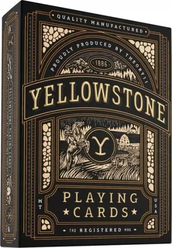 Karta loje Theory11 Yellowstone, set koleksionues, dizajn premium