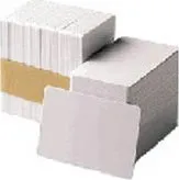 Karta PVC me shirit magnetik Zebra Premier, 500 copë, të bardha - 1