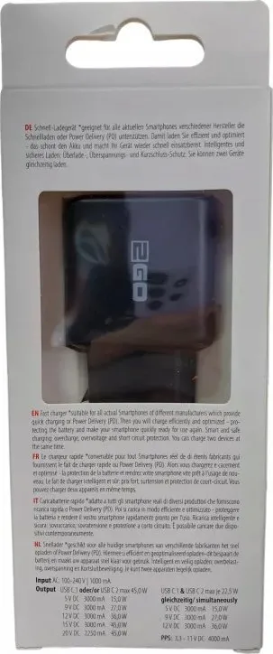 Karikues muri 2GO, 45W, 2x USB C, i zi - 2
