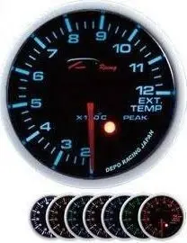 Matës temperature shkarkimi Depo SKPK, 60mm, 7 ngjyra, i zi