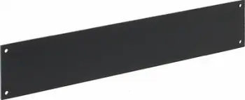 Pllakë mbuluese rack A19 MASK, metal, 19", e zezë