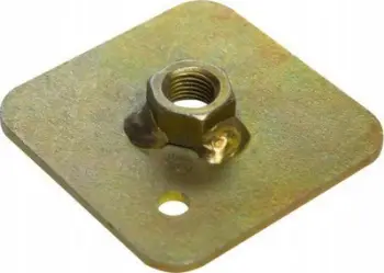 Pllakë montimi për rrip sigurie SW-165, çelik S355 3mm, arrë 7/16" UNF