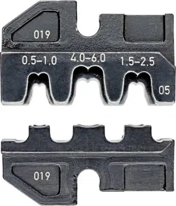 Matrica krimpimi Knipex 97 49 05, për konektorë të hapur pa izolim, për pinca 97 43 200