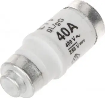 Siguresë ETI D02, 40A, 400V gL gG, E18