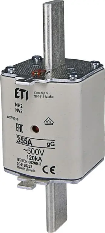 Siguresë ETI Polam NH2 gG 004185241, 125A, 500V