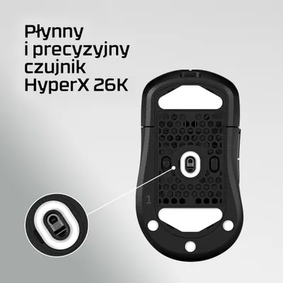 Maus gaming HyperX Pulsefire Saga Pro Wireless, 2.4GHz Bluetooth, RGB, i zi - 3