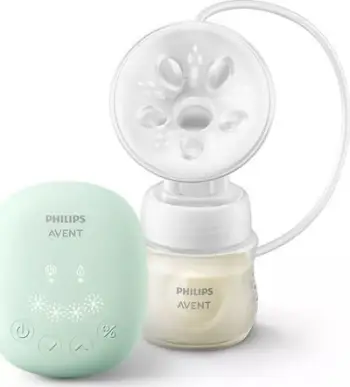 Pompa gjiri elektrike Philips Avent SCF323/11, disa nivele stimulimi, jastëk silikoni