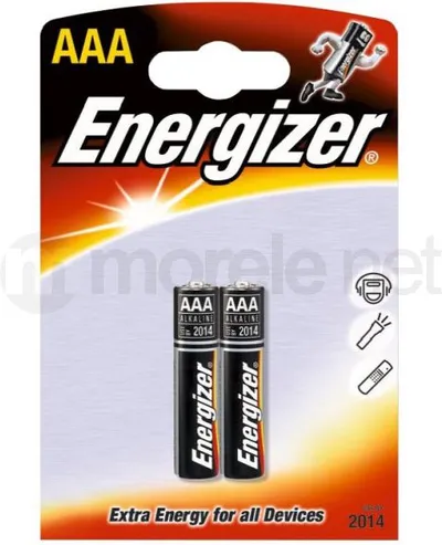 Bateri alkaline Energizer Alkaline Power AAA LR03, paketë 2 copë - 2