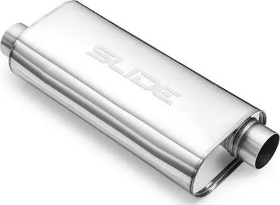 Silenceri qendror SLIDE Center Muffler 57mm, 550mm, çelik inox 304SS - 1