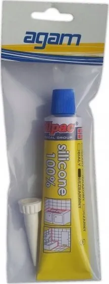 Silicon sanitar Agam, 70 ml, i bardhë - 1
