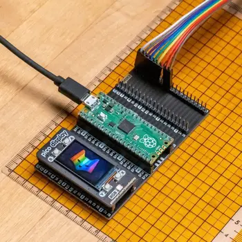 Pllakë zgjeruese Pimoroni Pico Omnibus Dual Expander, për Raspberry Pi Pico, me dy slote zgjerimi, e zezë