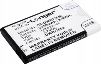 Bateri D-Link DWR-300A DWR-600B DWR-720 DWR-730 DWR-830 DWR-932, 2350mAh, 3.7V, e zezë