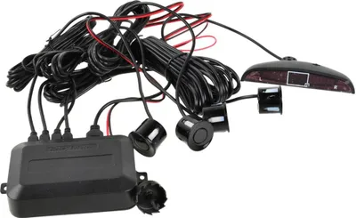 Sistem parkimi Geko, 4 sensorë, ekran LCD, i zi - 2