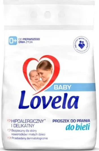 Pluhur larës për fëmijë Lovela Baby White, 2.7kg, për rroba të bardha