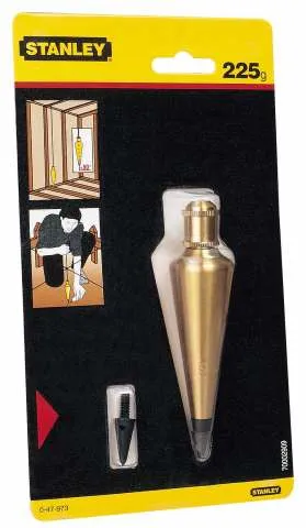 Plumb matës Stanley Precision 47-973, 225g, bronz, i artë - 2