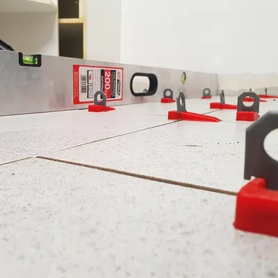 Sistem nivelimi AWTools Leveling System, 7-15mm, 400 copë klipsa - 5