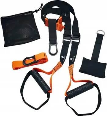 Sistem trajnimi me varëse Sveltus Suspender Box, rripa të rregullueshëm, doreza ergonomike, portokalli