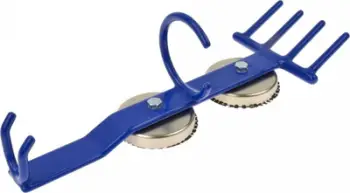 Mbajtës magnetik GEKO, për çelësa pneumatikë dhe koka çelësi, ngarkesë 15 kg, blu