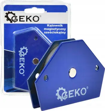 Mbajtës magnetik gjashtëkëndor për saldim, multi kënd, kapacitet 12.5kg, i kuq