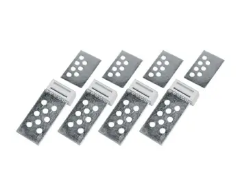 Mbajtës magnetik për pllaka Modeco MN-76-030, set 4 copë, i kuq
