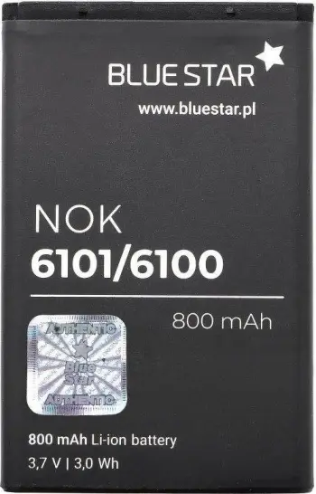 Bateri telefoni Blue Star për Nokia 6101 6100 6300, 800 mAh, Li Ion