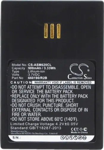Bateri telefoni pa kabllo Aastra, Li-ion 3.7V, 900mAh, e gjelbër