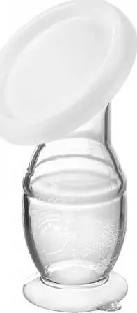 Pompë dhe kolektor gjiri Akuku A0438, silikon, transparente