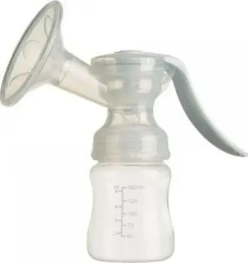 Pompë gjiri manuale Akuku Easy, ergonomike, pa BPA, transparente