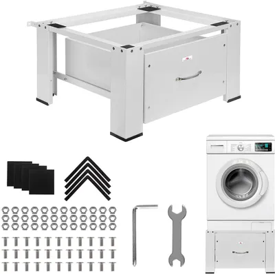 Bazë për lavatriçe Maclean MC-117 W, me sirtar, 150 kg, e bardhë - 1