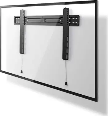 Mbajtës muri për TV Ultra Slim, 37-70", 35kg, i zi