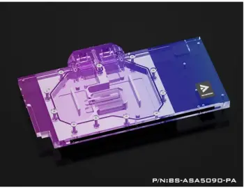 Bllok uji për grafikë Barrow NVIDIA RTX 5090 Asus Astral, ARGB, me backplate, transparent