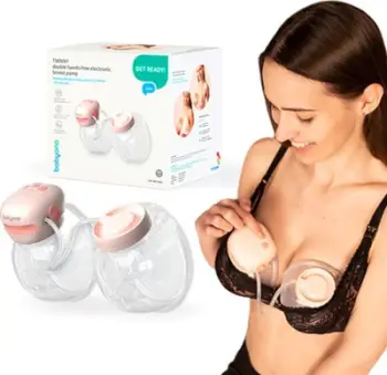 Pompë gjiri elektrike Babyono Twinny, dyfishe, pa kabllo, hands free