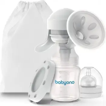 Pompë manuale e gjirit Babyono Anatomy, 150ml
