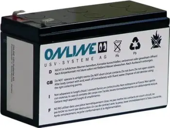 Bateri për UPS ONLINE USV Systeme BCZ800, zëvendësuese origjinale, gri