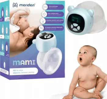 Pompe gjiri elektrike Meriden Mummy VA-50, pa kabllo, e bardhë