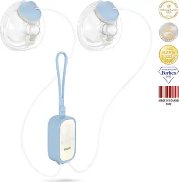 Pompë gjiri Neno Velo Hands Free, portative, 360ml, e bardhë