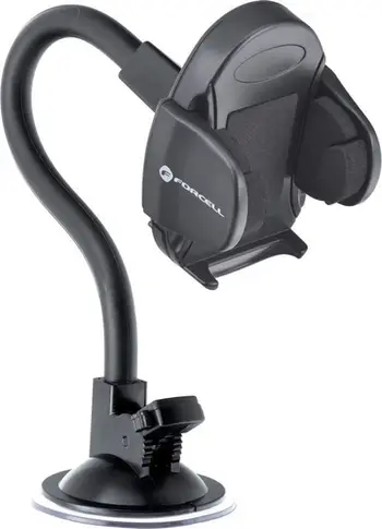 Mbajtës veture Forcell Car Holder Oval, 27 cm, kupë thithëse, i zi