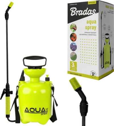 Pompë me presion Aqua Spray Lime, 3L, hinkë e gjerë, jeshile - 3
