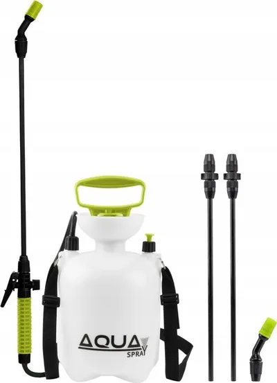 Pompë me presion Aqua Spray Lime, 3L, hinkë e gjerë, jeshile - 4