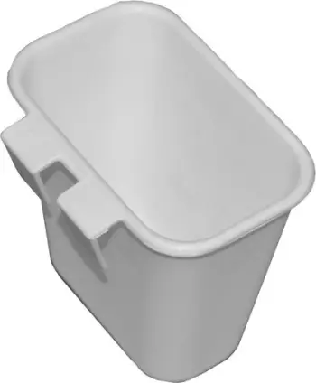 Mbajtëse furçash SPREHN Brush Holder Small, plastike, 120 x 120 mm, e bardhë