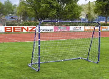 Portë futbolli Hudora Football Goal Metal, 240x100x160 cm, metalike, e bardhë