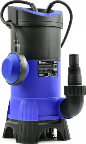 Pompe zhytëse GEKO 1100W, për ujë të pastër dhe të ndotur, plastike, blu
