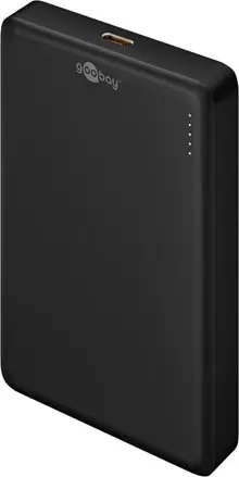 Karikues portativ Goobay 70183, 10000mAh, magnetik me wireless, i zi