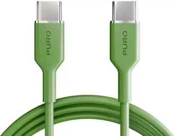 Kabllo USB C në USB C Puro ICON, 1.5m, jeshile