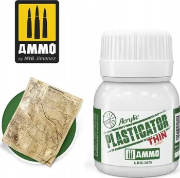 Solucion përgatitës sipërfaqeje Ammo by MIG Plasticator a.MIG-2075, 40ml, transparent