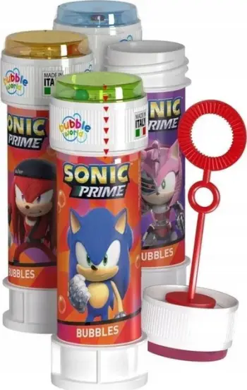 Solucion flluska sapuni Bubble World Sonic Bubbles, 60ml, për fëmijë