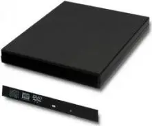 Kuti e jashtme për drive optik Qoltec 51866, SATA 12.7mm, USB 2.0, e zezë