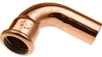 Bërsinë këndore pres 90° KAN-therm Copper, bakër, 35 mm